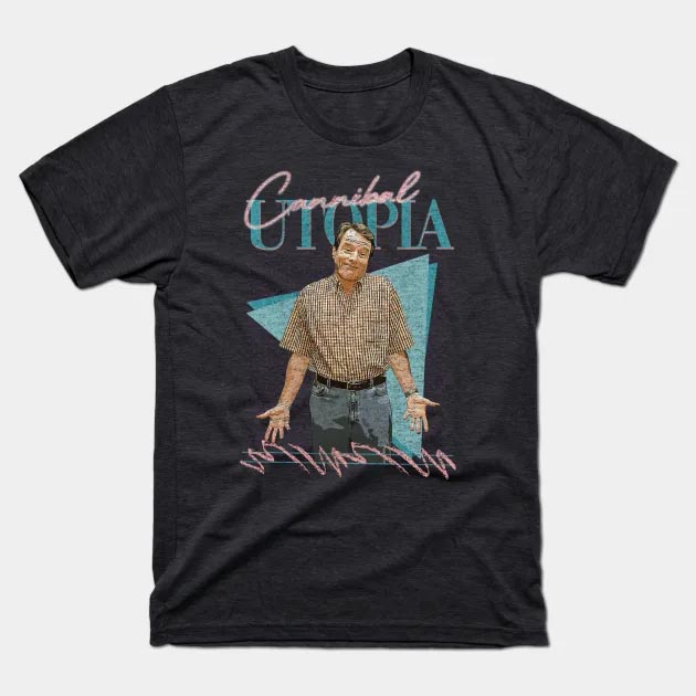 Cannibal Utopia /// 90s Styled Aesthetic Fan Design